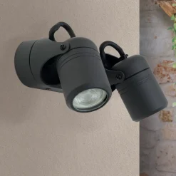 Væglamper ^ ORION Vision udendørs væglampe, kan drejes, 2 lyskilder