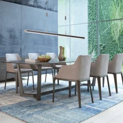 Pendellamper|Pendellamper ^ FISCHER & HONSEL Vitan LED-pendel, sandsort, længde 115 cm, 2-lys, CCT
