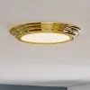 Elstead Loftlamper > Welland IP44 LED-loftlampe, poleret messing