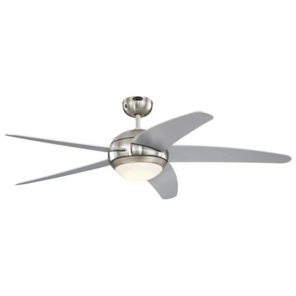 Westinghouse Loftventilatorer > Bendan LED-ventilator vinge sølv