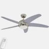 Westinghouse Loftventilatorer > Bendan ventilator med lys, sølv