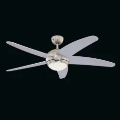 Westinghouse Loftventilatorer > Bendan ventilator med lys, sølv