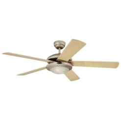 Loftventilatorer ^ Westinghouse Comet Titan ventilator, hvid og ahorn
