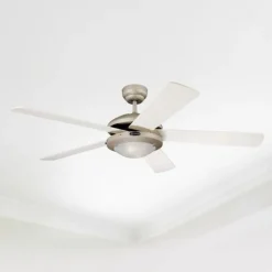 Loftventilatorer ^ Westinghouse Comet Titan ventilator, hvid og ahorn