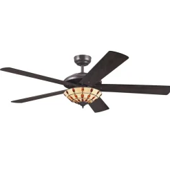 Westinghouse Loftventilatorer > Comet T - Ventilator med Tiffany-glas