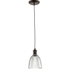 Westinghouse Pendellamper > hængelampe 6338540, rillet glas