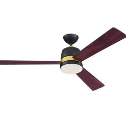 Loftventilatorer ^ Westinghouse Tristan ventilator sort/kirsebær