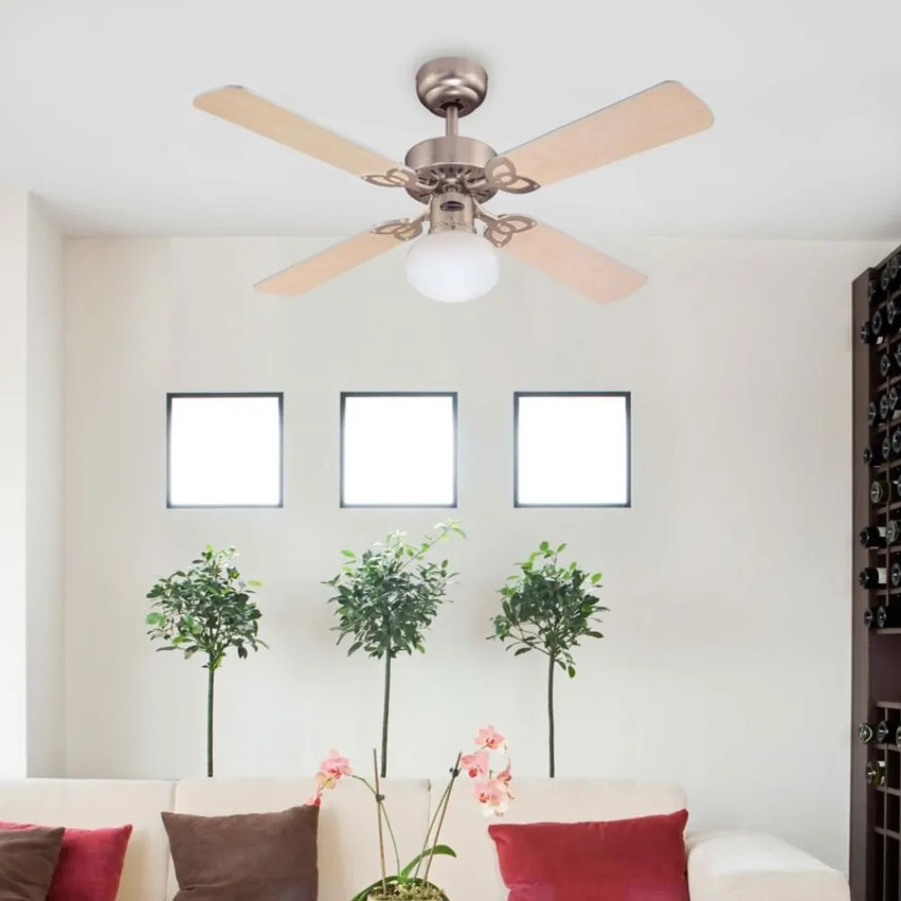 Westinghouse Loftventilatorer > Vegas ventilator m. lys Lys, aluminium b.