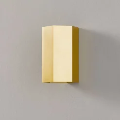 Væglamper|Væglamper ^ Wever & Ducré Lighting WEVER & DUCRÉ Hexo mini 1.0 Væglampe 11,5 cm guld