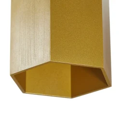 Væglamper|Væglamper ^ Wever & Ducré Lighting WEVER & DUCRÉ Hexo mini 1.0 Væglampe 11,5 cm guld