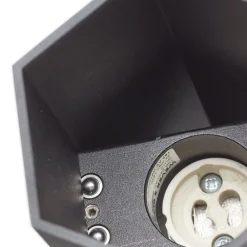 Wever & Ducré Lighting Væglamper > WEVER & DUCRÉ Hexo mini 2.0 væglampe 20 cm sort