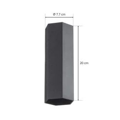 Wever & Ducré Lighting Væglamper > WEVER & DUCRÉ Hexo mini 2.0 væglampe 20 cm sort