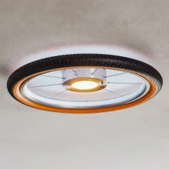 Loftlamper ^ Evotec Wheel LED-loftlampe, RGB, sort