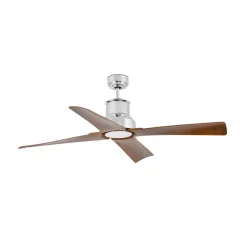 FARO BARCELONA Loftventilatorer > Winche M loftventilator, LED-lampe IP44 krom