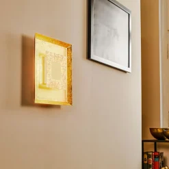 Eco-Light Væglamper > Window LED-væglampe, 32x32 cm, guld