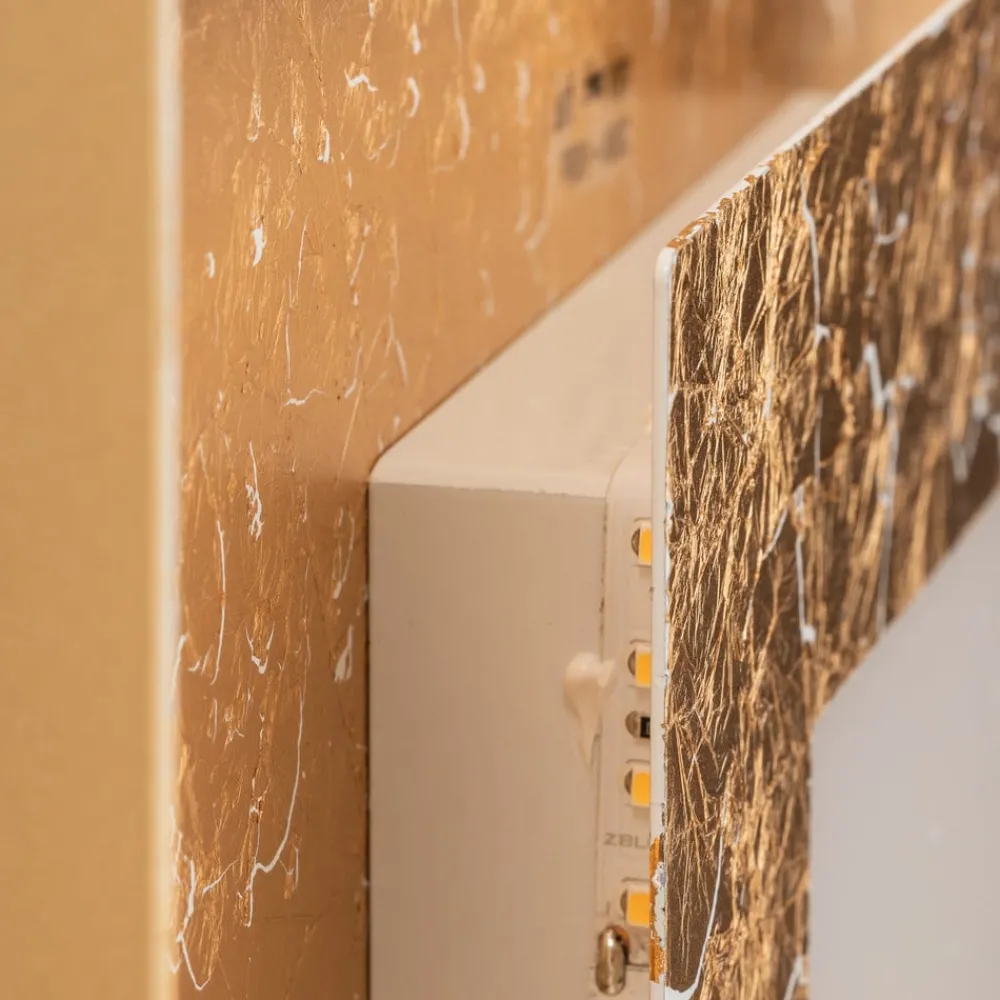 Eco-Light Væglamper > Window LED-væglampe, 32x32 cm, guld
