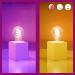 WiZ Dæmpbar Led-Pære|Filament Pære > A60 LED-filamentpære WiFi E27 6,3 W RGBW