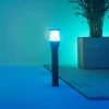WiZ Gadebelysning > Elpas LED-gadelampe sort RGBW startsæt