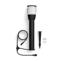 Gadebelysning ^ WiZ Elpas LED-gadelampe sort RGBW udvidelse