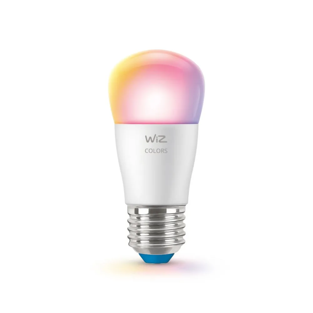 WiZ Dæmpbar Led-Pære|Smarte Lyskilder > P45 LED-pære E27 4,9 W dråbeformet satineret RGBW