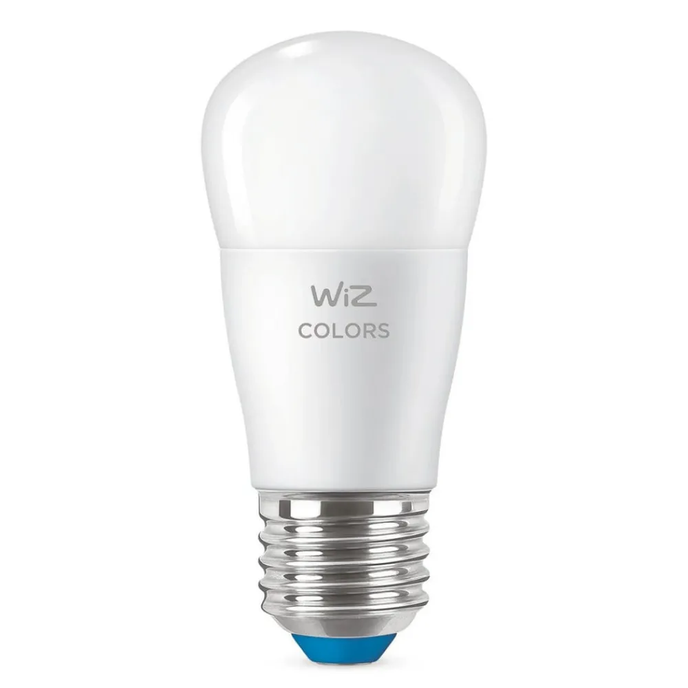 WiZ Dæmpbar Led-Pære|Smarte Lyskilder > P45 LED-pære E27 4,9 W dråbeformet satineret RGBW