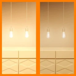 WiZ Dæmpbar Led-Pære|Filament Pære > ST64 LED-filamentpære WiFi E27 6,3 W RGBW