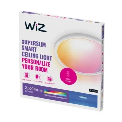 Loftlamper|Loftlamper ^ WiZ SuperSlim LED-loftslampe RGBW Ø42cm hvid