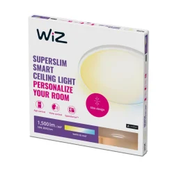 Gang|Loftlamper ^ WiZ SuperSlim LED-loftslampe CCT Ø29cm hvid