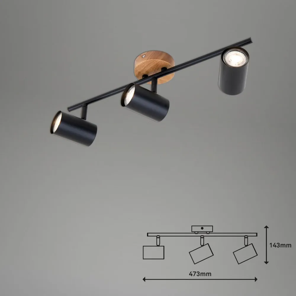 Briloner Loftlamper|Spotlights > Wood & Style 2920 loftspot, 3 lyskilder