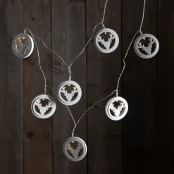 STAR TRADING Dekorationsbelysning|Julepynt > Woodworks LED-lyskæde med 10 hjorte-hoveder