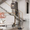 EGLO Gulvlamper|Gulvlamper > Wrington gulvlampe, højde 194 cm, sort, stål