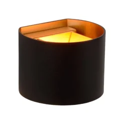 Lucide Gang|Væglamper > Xio LED-væglampe, bredde 13 cm, sort