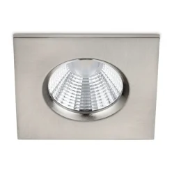 Trio Lighting Loftlamper|Indbygningsspots > Zagros IP65 LED-indbygningsspot kantet, mat nikkel