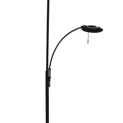 Gulvlamper|Gulvlamper ^ Steinhauer Zenith LED-gulvlampe, læselampe, CCT, metal, sort