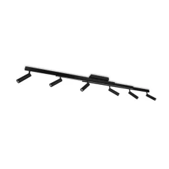 Trio Lighting Spotlights > Zeno LED-spot, 6 spots, mat sort, metal