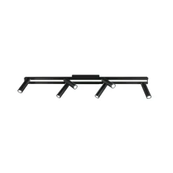Trio Lighting Spotlights > Zeno LED-spot, 6 spots, mat sort, metal