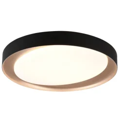 Reality Leuchten Loftlamper > Zeta LED-loftlampe, tunable white, sort/guld