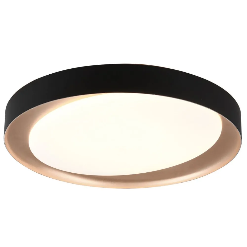 Reality Leuchten Loftlamper > Zeta LED-loftlampe, tunable white, sort/guld