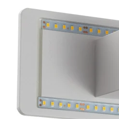 Ideallux Væglamper|Væglamper > Zig Zag LED-væglampe hvid, bredde 29 cm